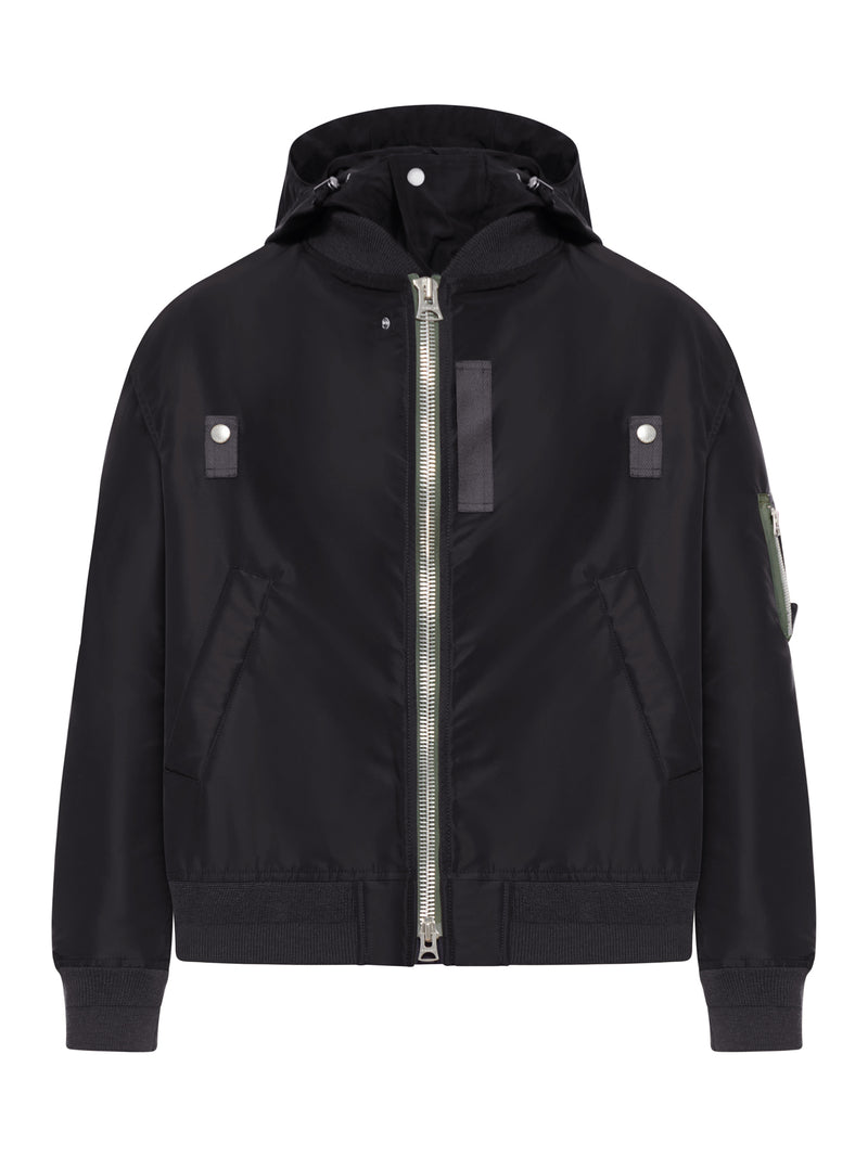 TECHNICAL TWILL BOMBER JACKET