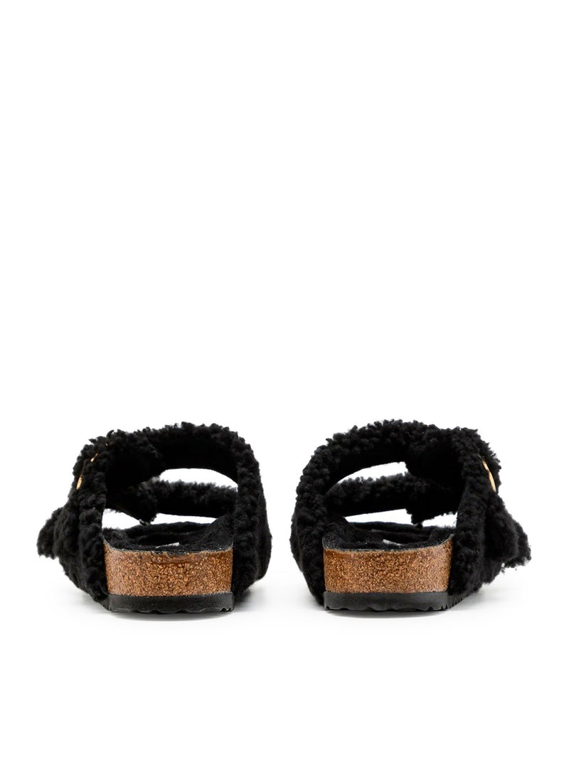 ARIZONA BIG BUCKLE TEDDY SANDALS