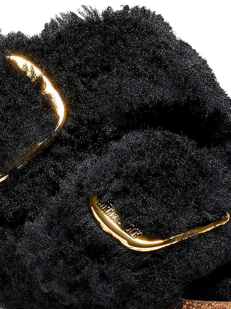 ARIZONA BIG BUCKLE TEDDY SANDALS