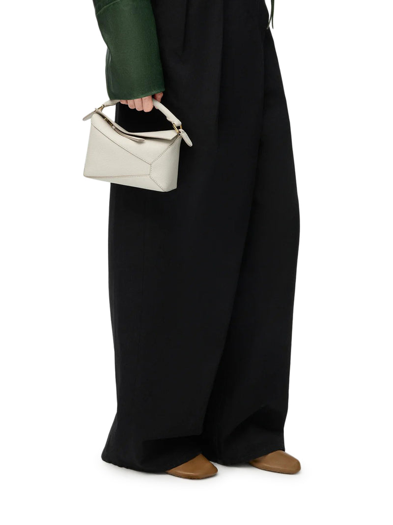 PUZZLE EDGE MINI BAG IN GRENADE LEATHER