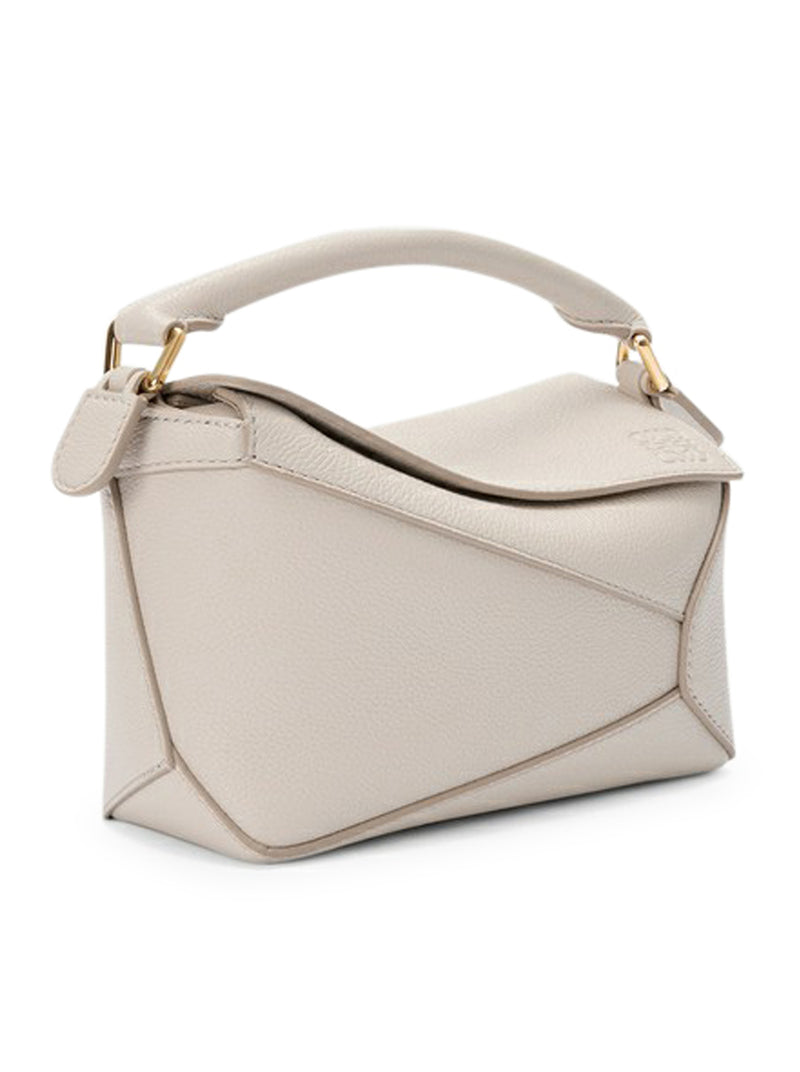 PUZZLE EDGE MINI BAG IN GRENADE LEATHER