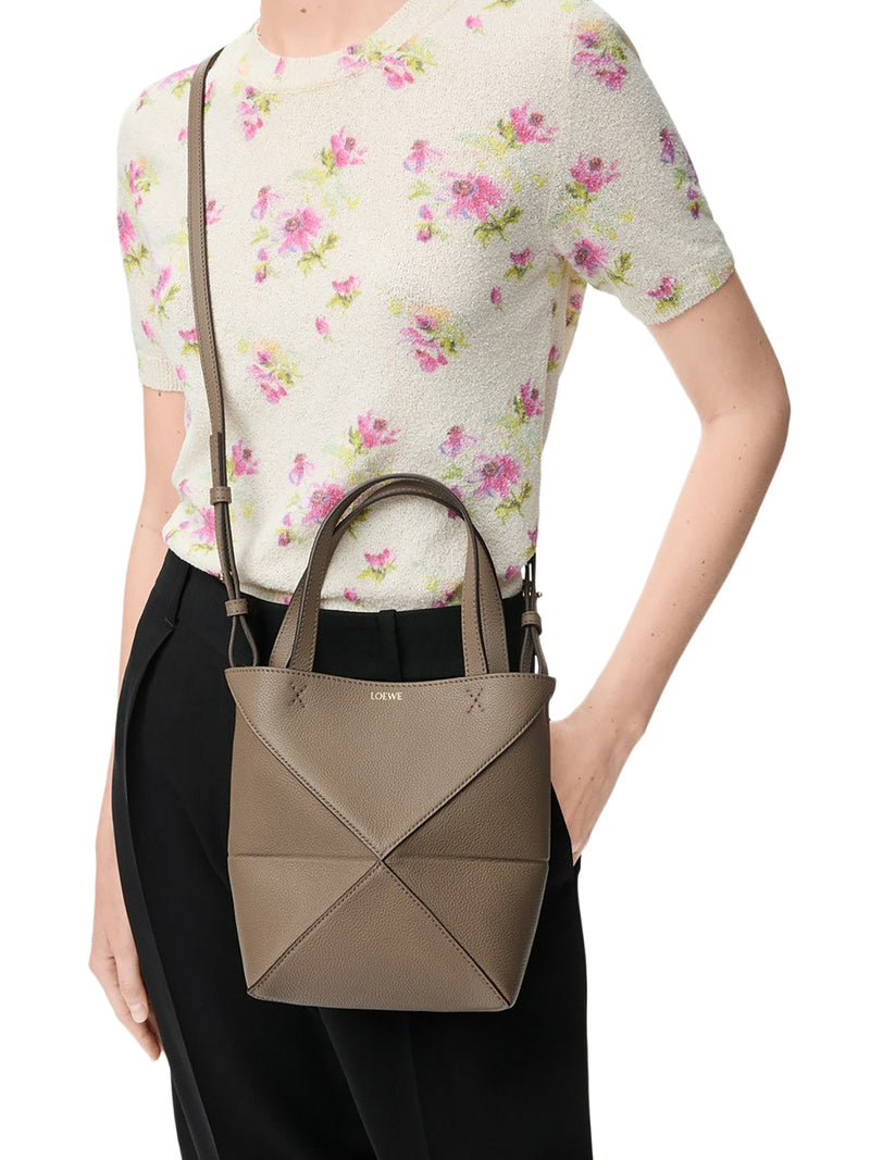 MINI PUZZLE FOLD LEATHER BAG