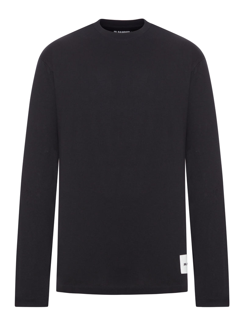 TREE-PACK OF CREW NECK T-SHIRTS WITH APPLIQUE