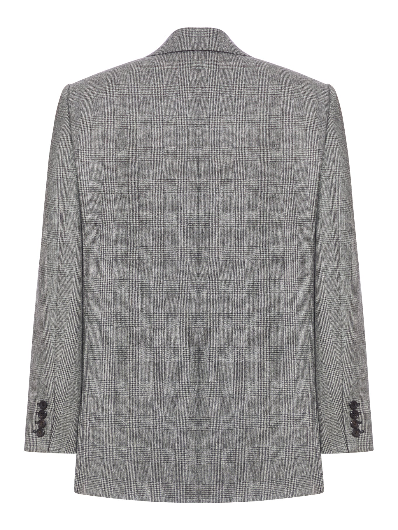 PRINCE OF WALES WOOL FLANNEL JACKET