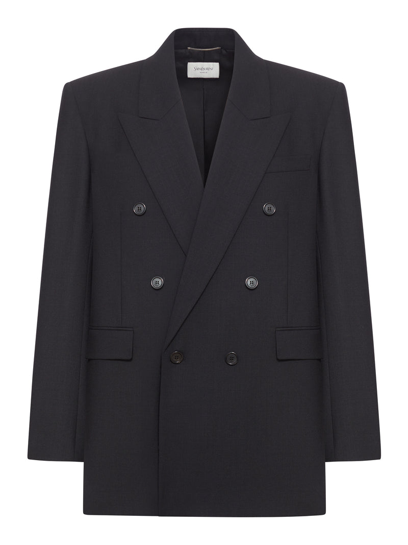 DOUBLE-BREASTED WOOL JACKET