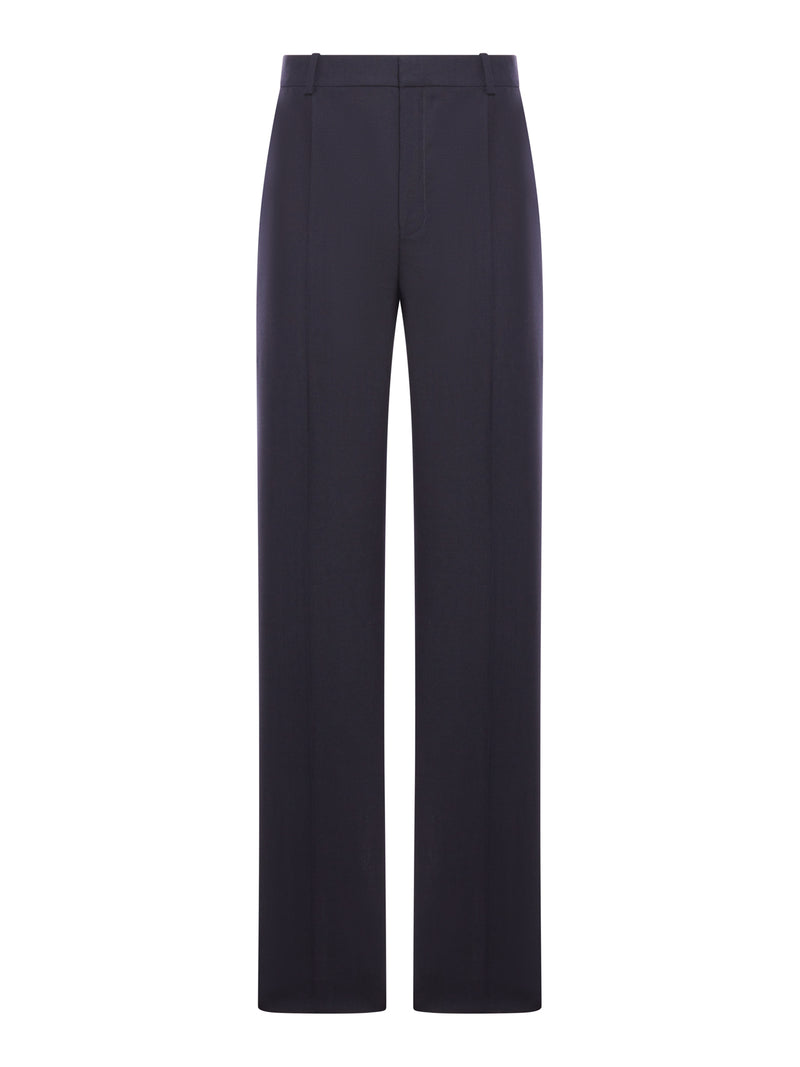 HIGH-WAISTED WOOL TROUSERS