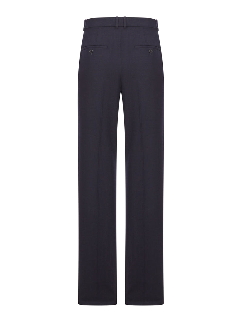 HIGH-WAISTED WOOL TROUSERS
