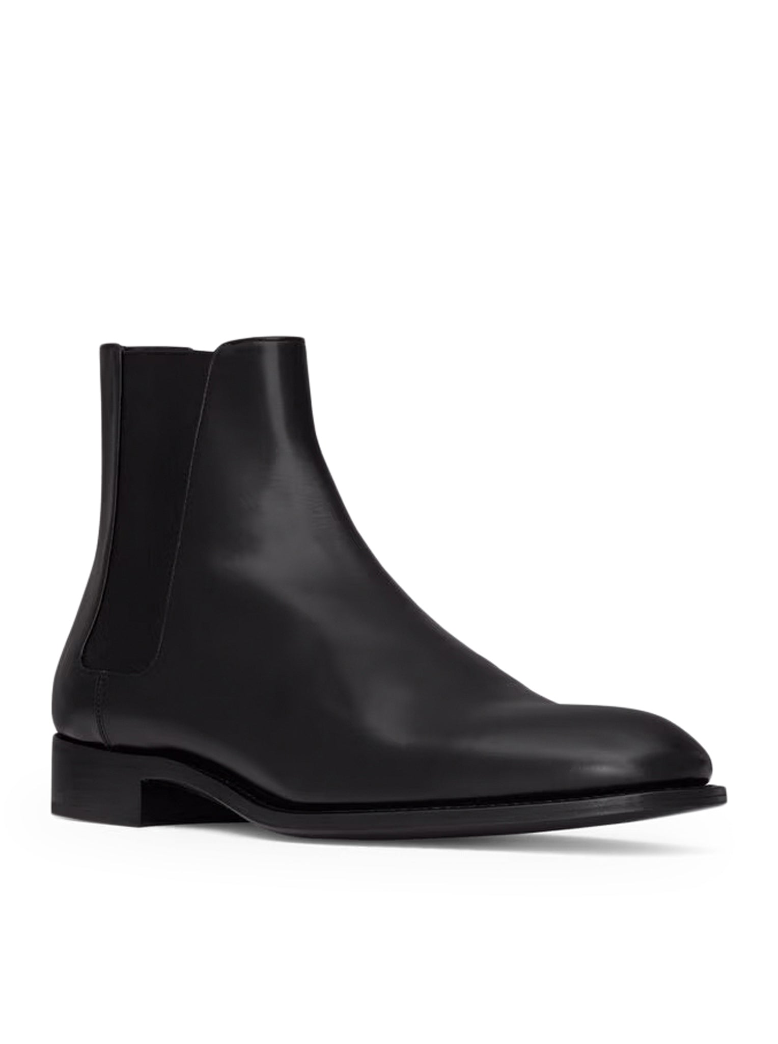 ADRIEN BOX LEATHER CHELSEA BOOTS