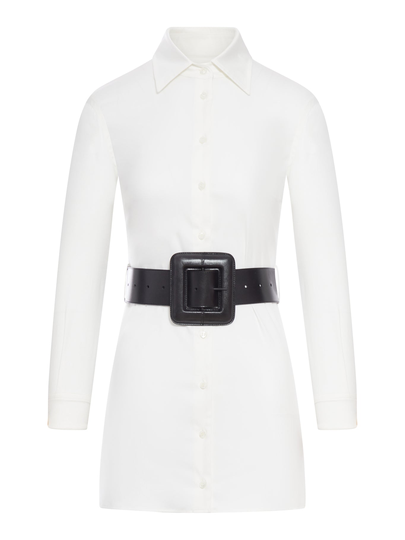POPLIN MINI SHIRT DRESS
