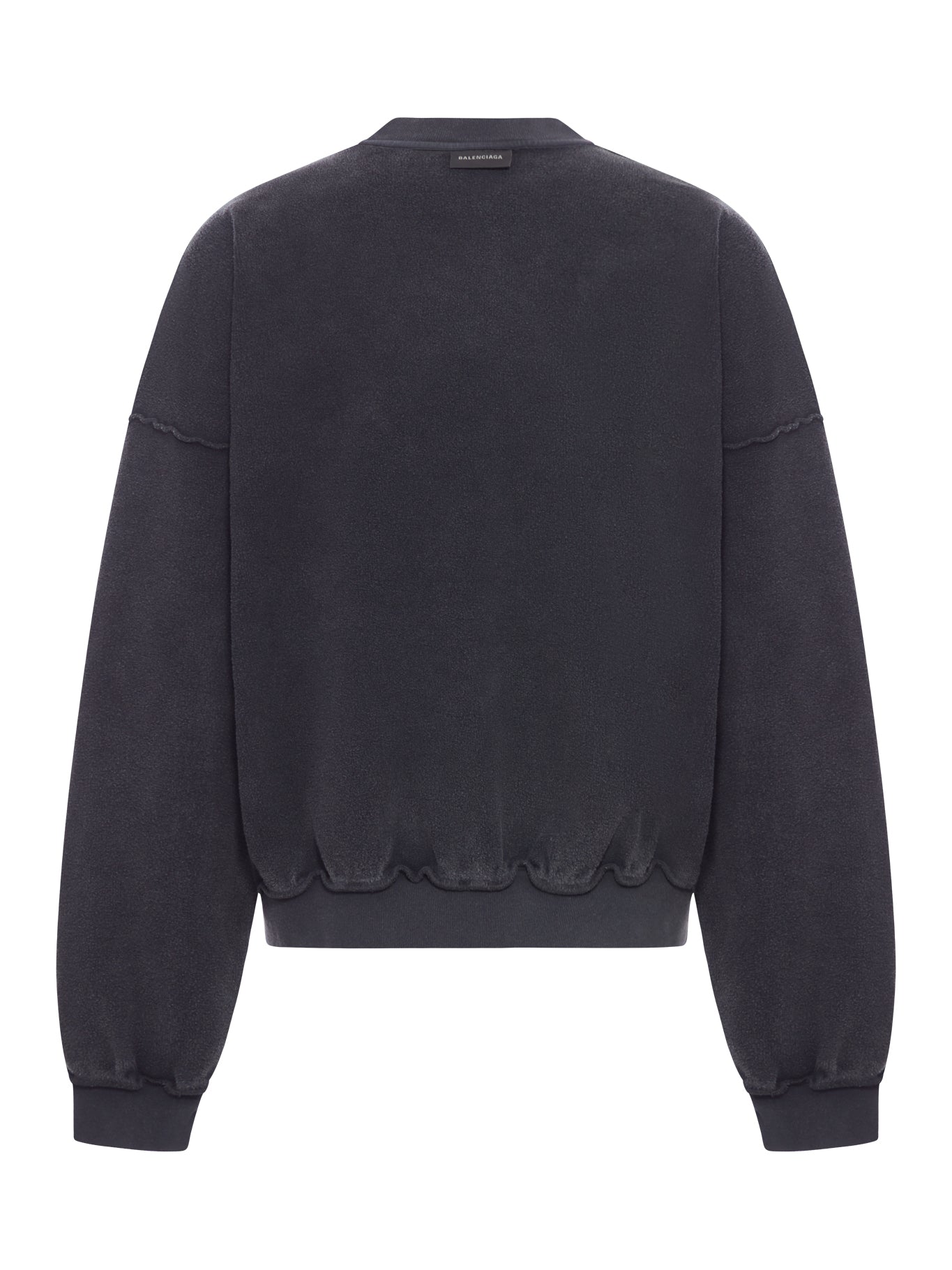 INSIDE-OUT 3B SPORTS ICON SWEATSHIRT IN DÉLAVÉ BLACK
