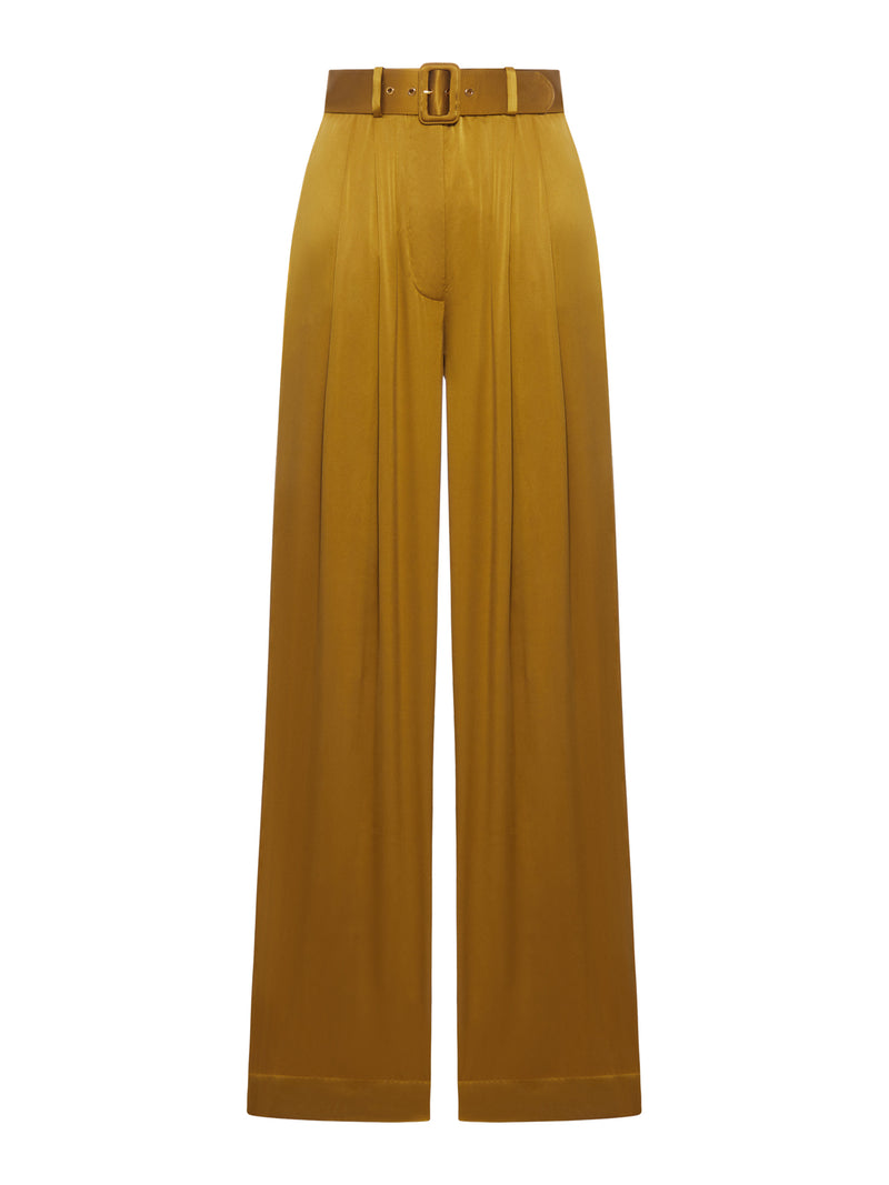 SILK TUCK PANT