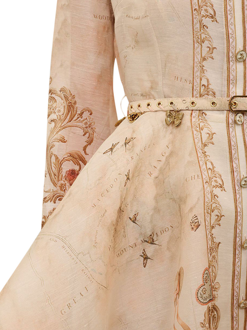 MEMENTO BUTTONED MINI DRESS