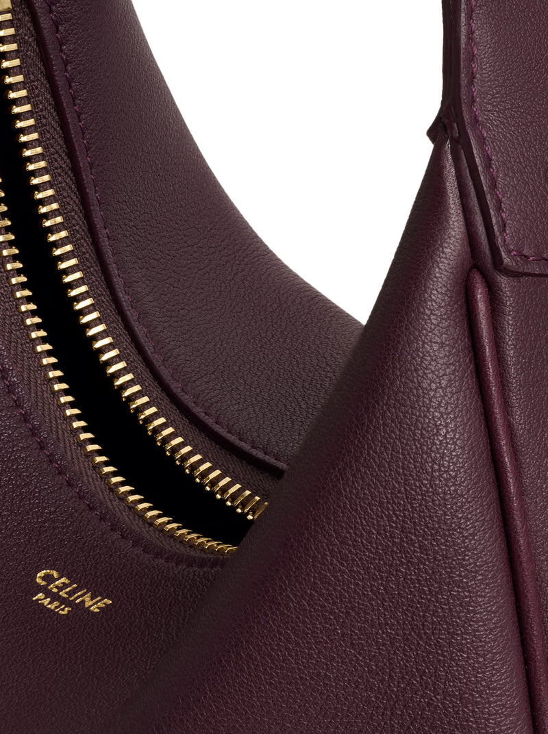 CELINE TEEN LULU BAG IN GRANATE CALFSKIN