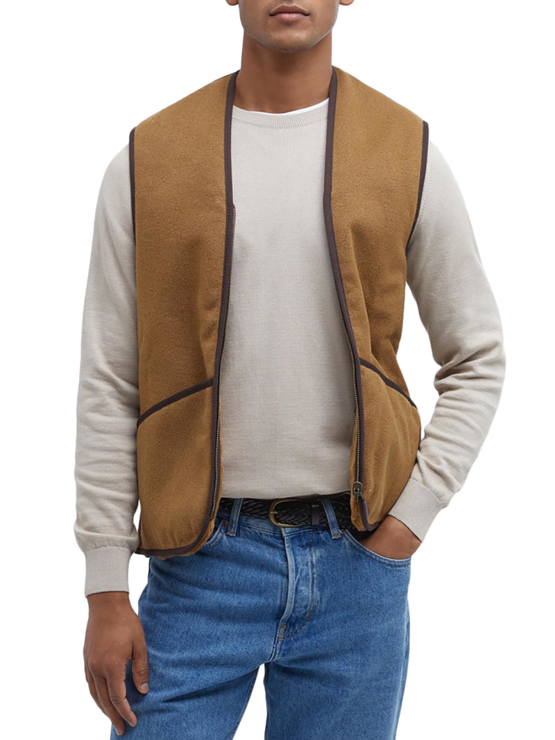 REVERSIBLE FLEECE VEST WITH ZIP