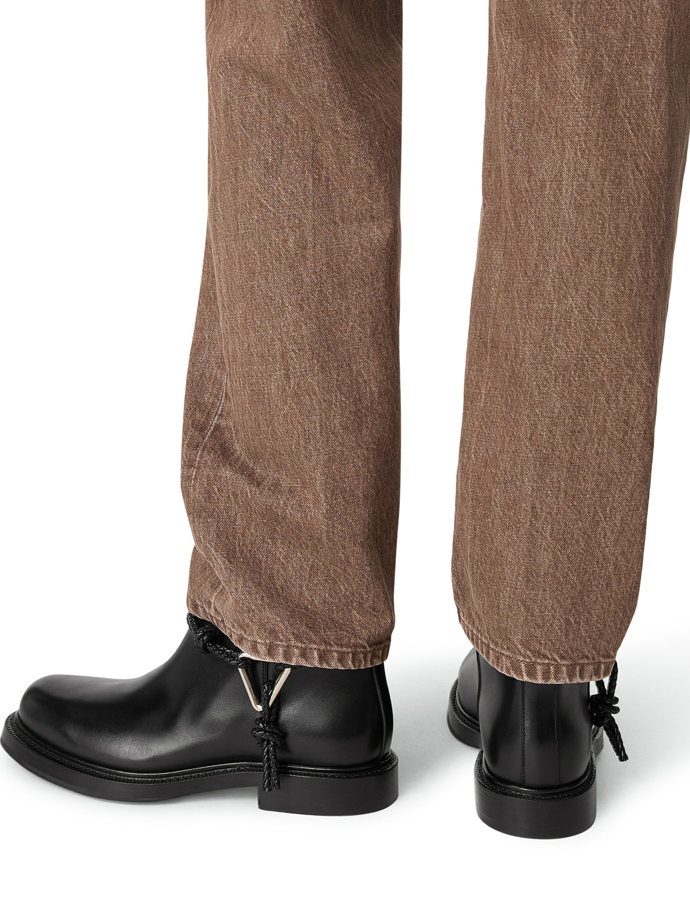 JAMES LEATHER ANKLE BOOTS