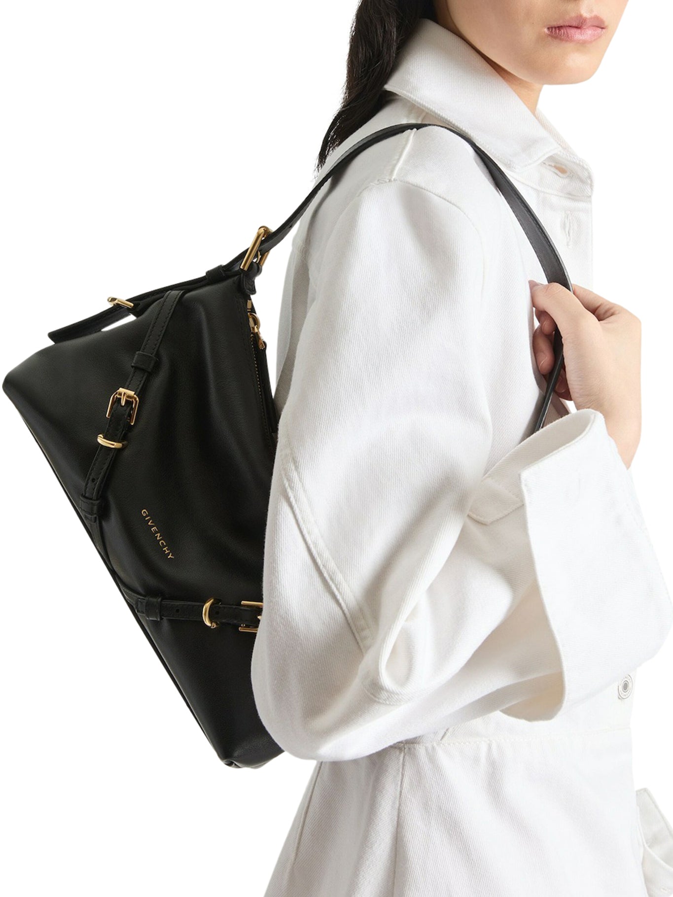 VOYOU MINI BAG IN SHINY LEATHER