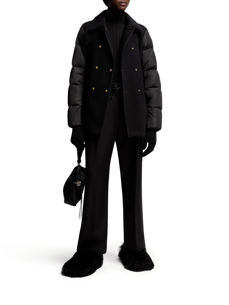 TAILORED WOOL GABARDINE TROUSERS