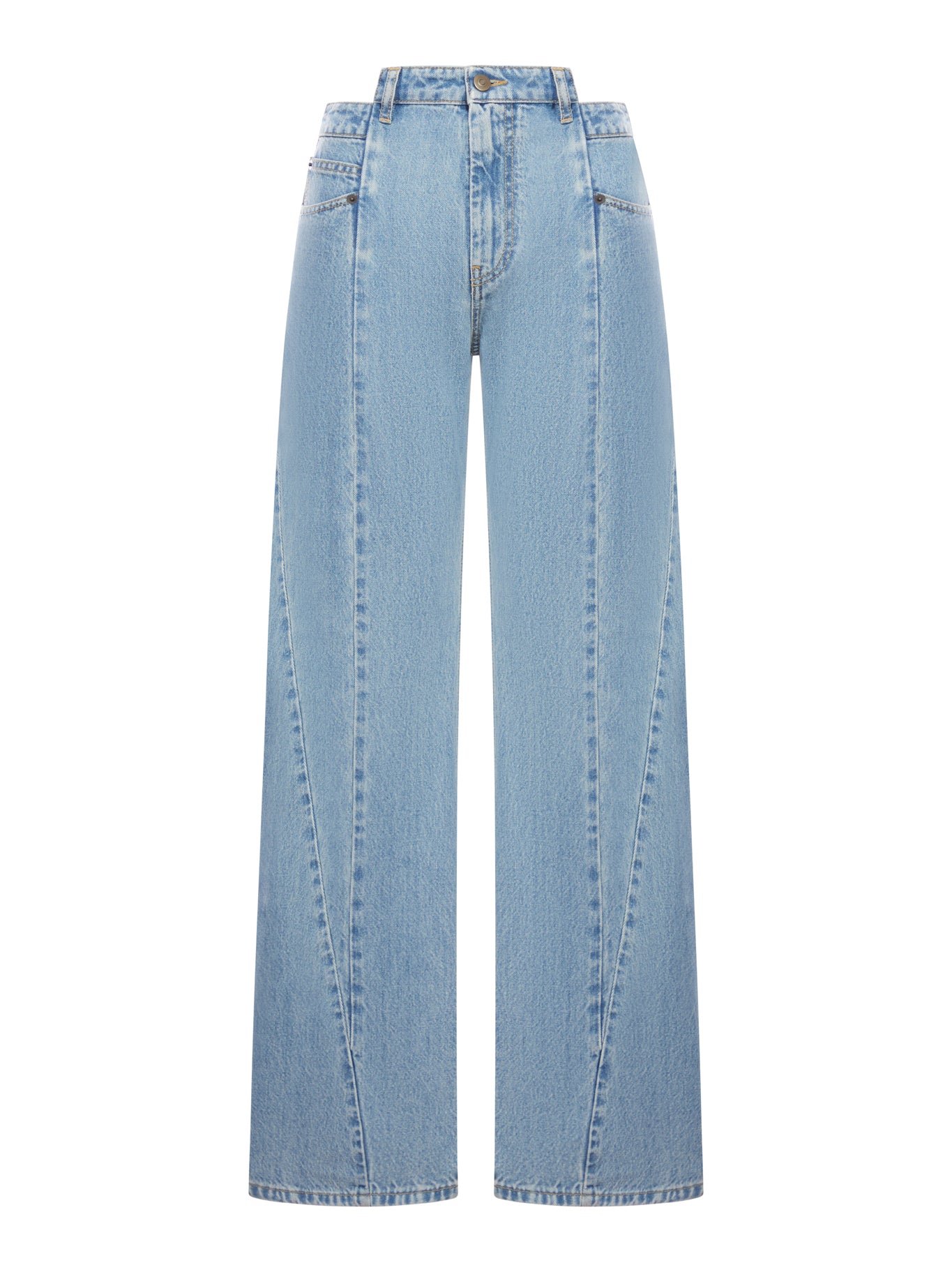 DENIM JEANS WITH CUT-OUT DETAIL
