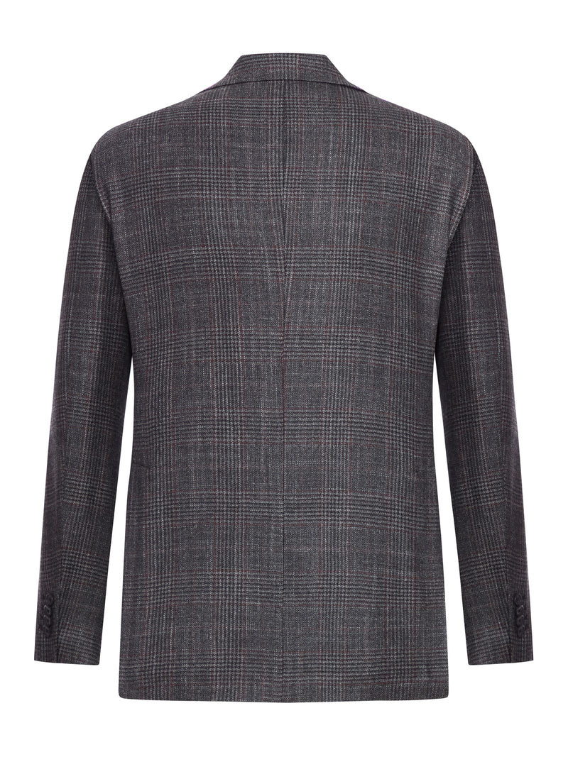 TAILORED SINGLE-BREASTED SILK AIR LORO PIANA JACKET