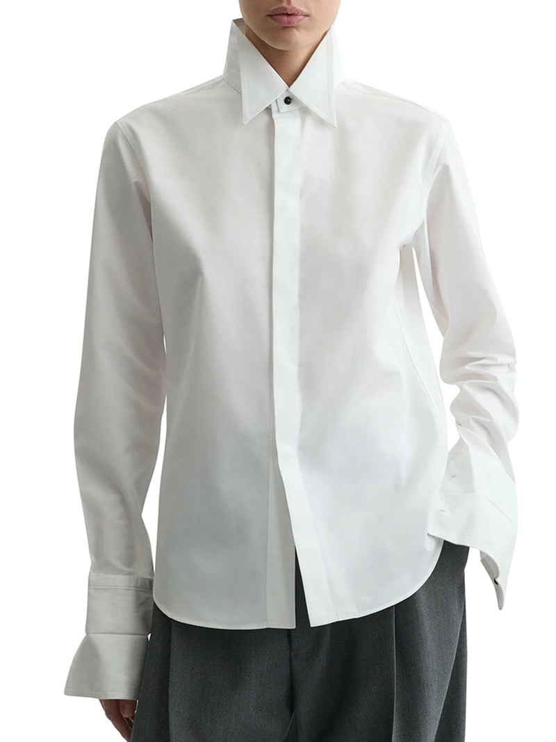 COTTON TUXEDO SHIRT