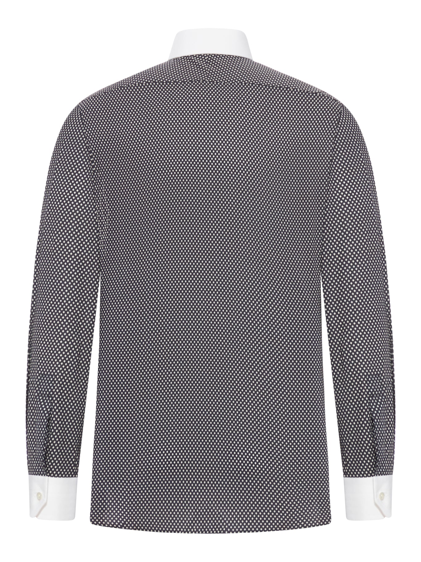 COTTON PRINTED DIAMOND CLASSIC FIT SHIRT