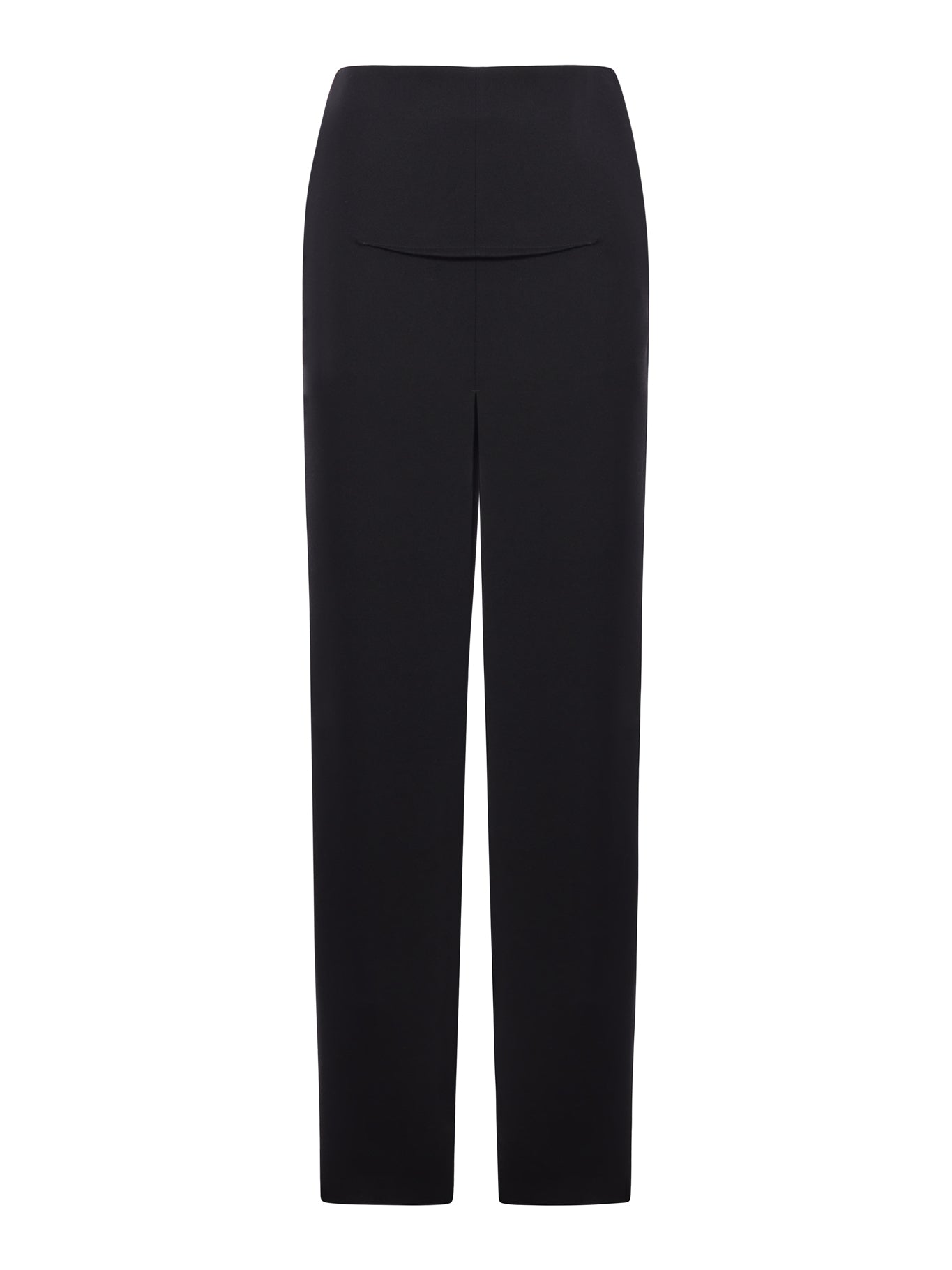 LONG SLICED WOOL SKIRT