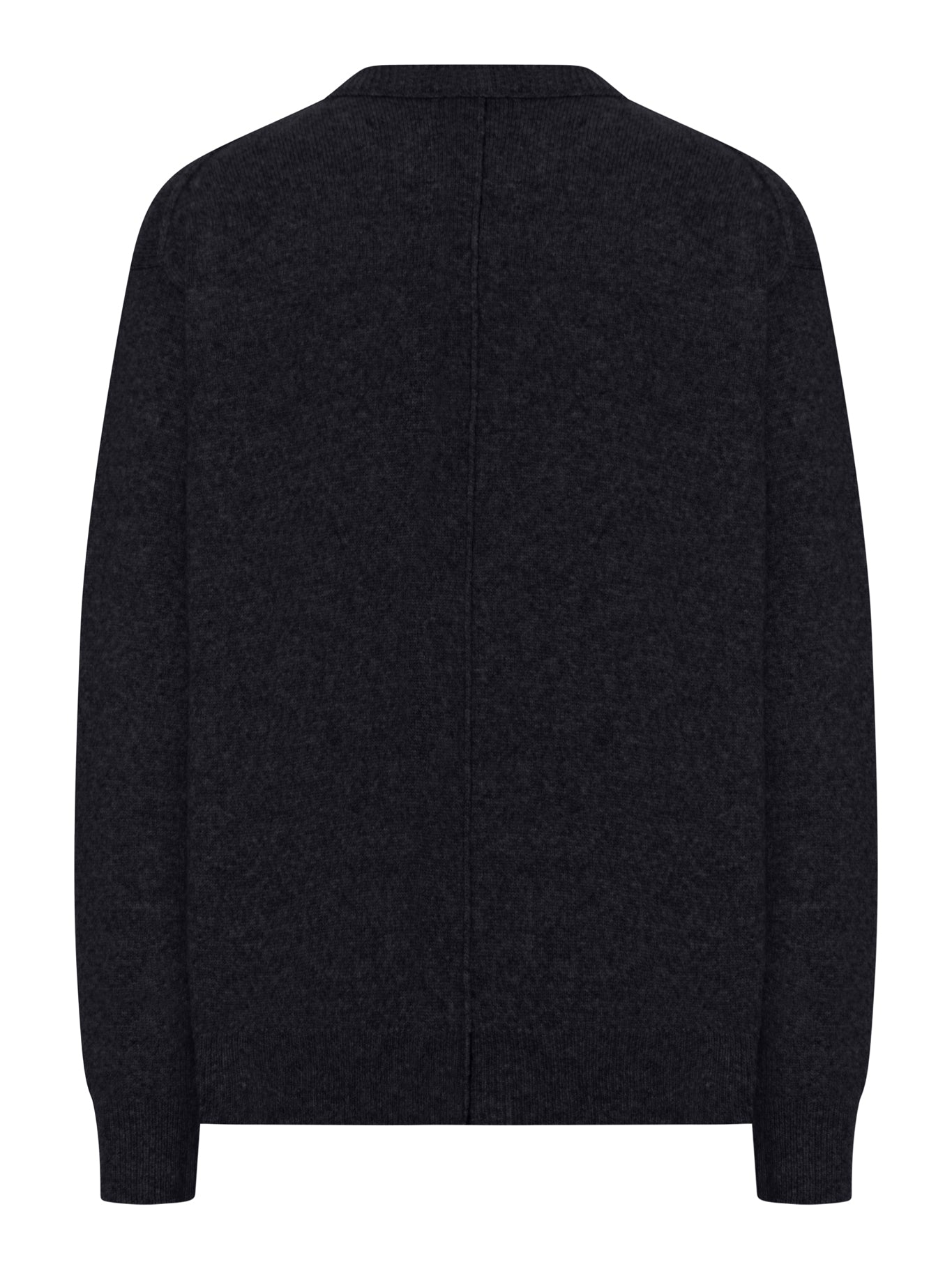 CREW NECK SWEATER IN MELANGE EFFECT WOOL