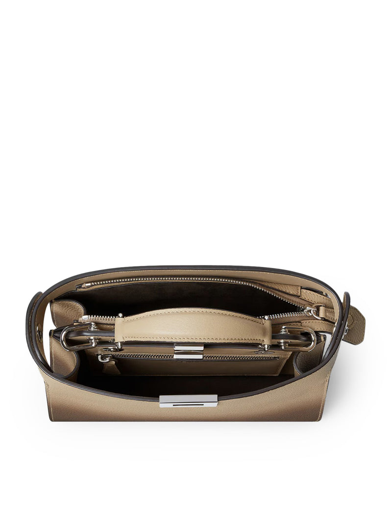 PEEKABOO ISEEU SMALL LEATHER BAG