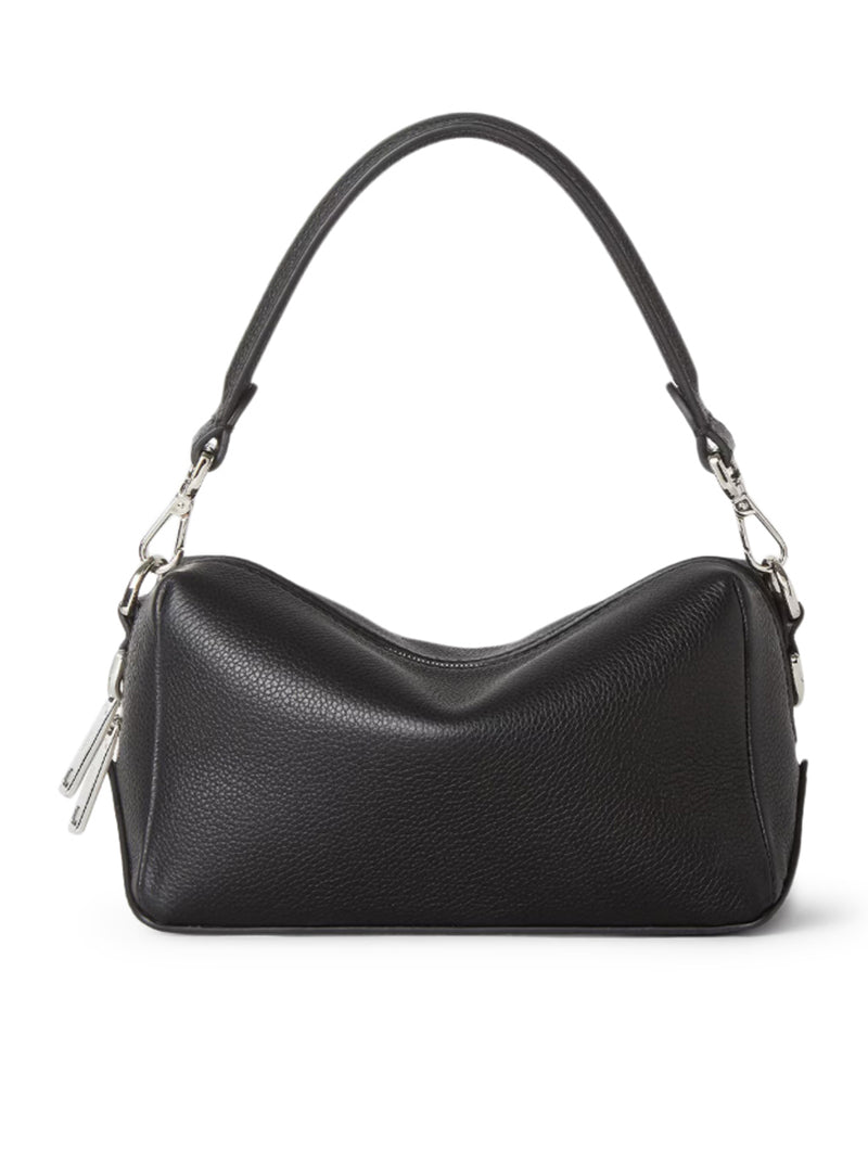 FENDI SMALL BLACK LEATHER BAG