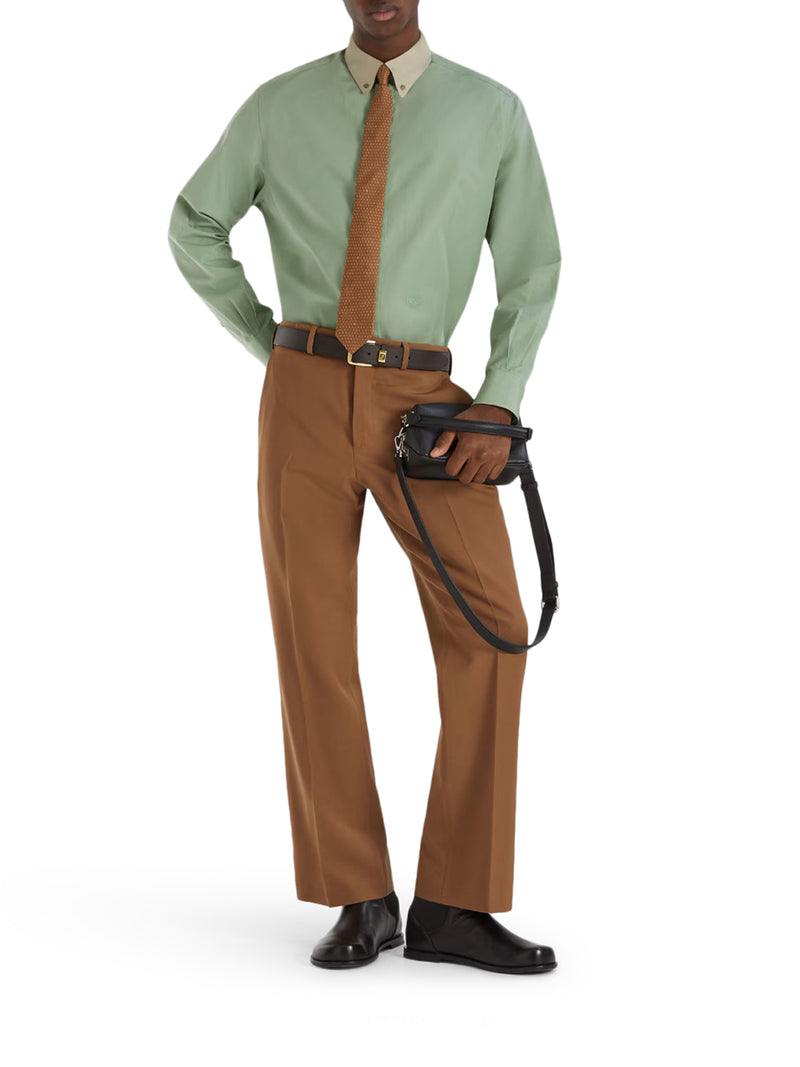 FENDI SMALL BLACK LEATHER BAG