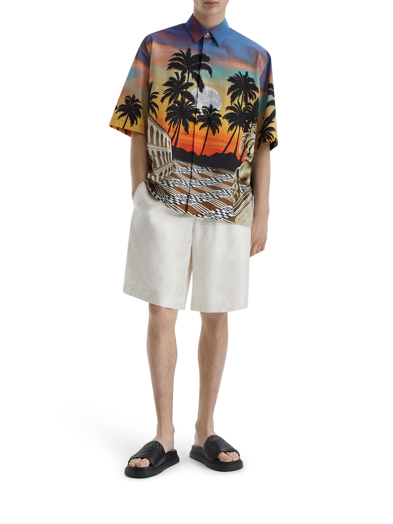 SLIDE DIAGONAL IN JACQUARD FF