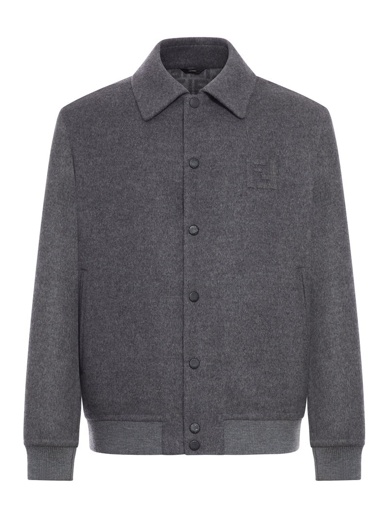 SINGLE-BREASTED WOOL BLOUSON