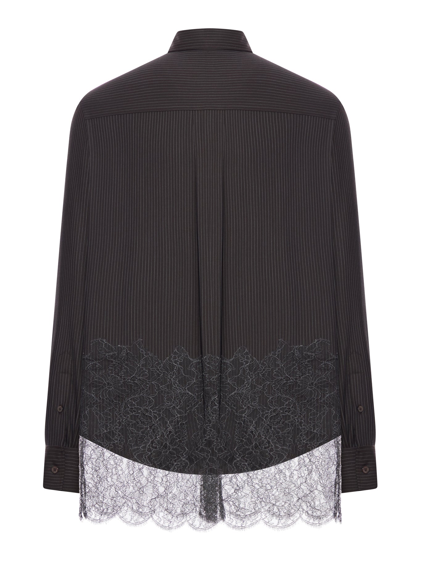 PINSTRIPED WOOL SHIRT