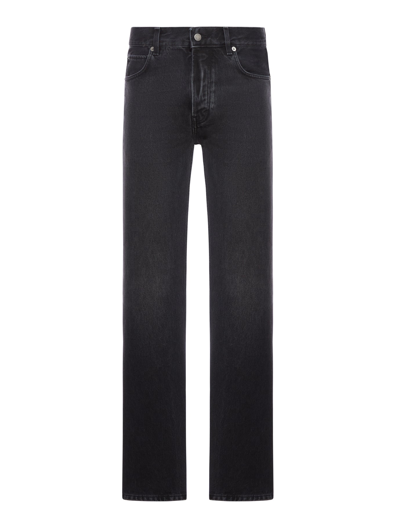 FERGUS MID BLACK JEANS IN COTTON DENIM