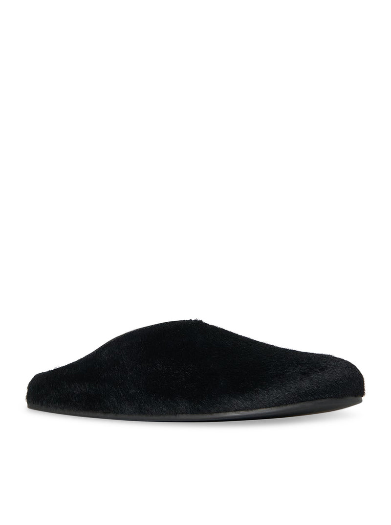 HUDSON PONY LEATHER BANDEAU SANDALS