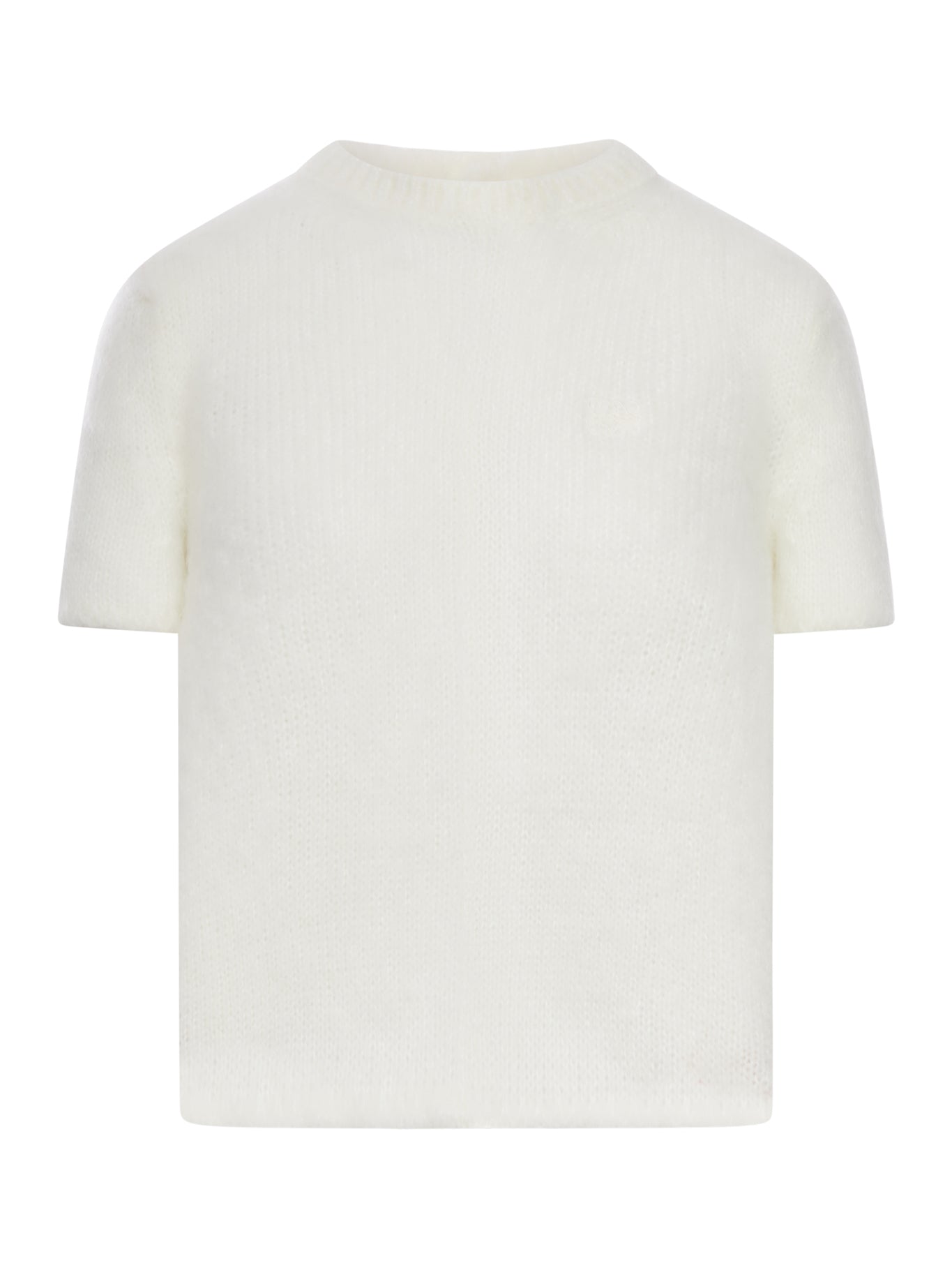 MOHAIR BLEND SHORT-SLEEVED SWEATER