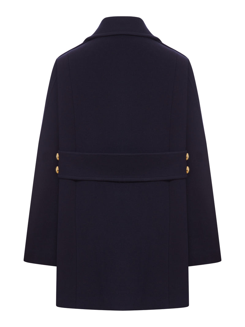 VITAMIN DOUBLE-BREASTED WOOL COAT