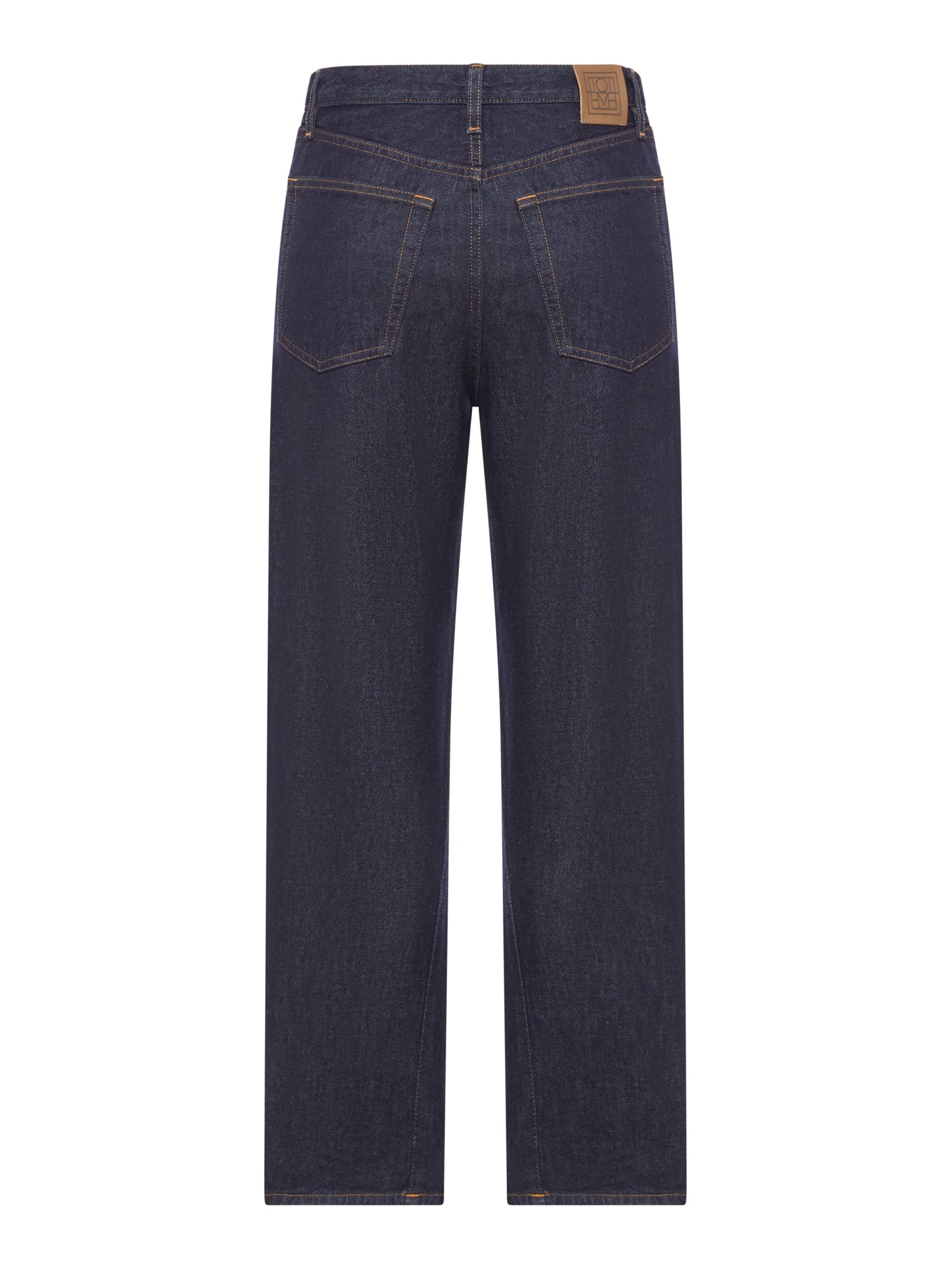 DEMIN JEANS WITH TWISTED SEAMS