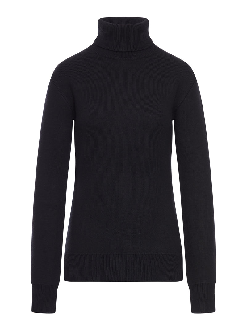 HIGH NECK WOOL SWEATER