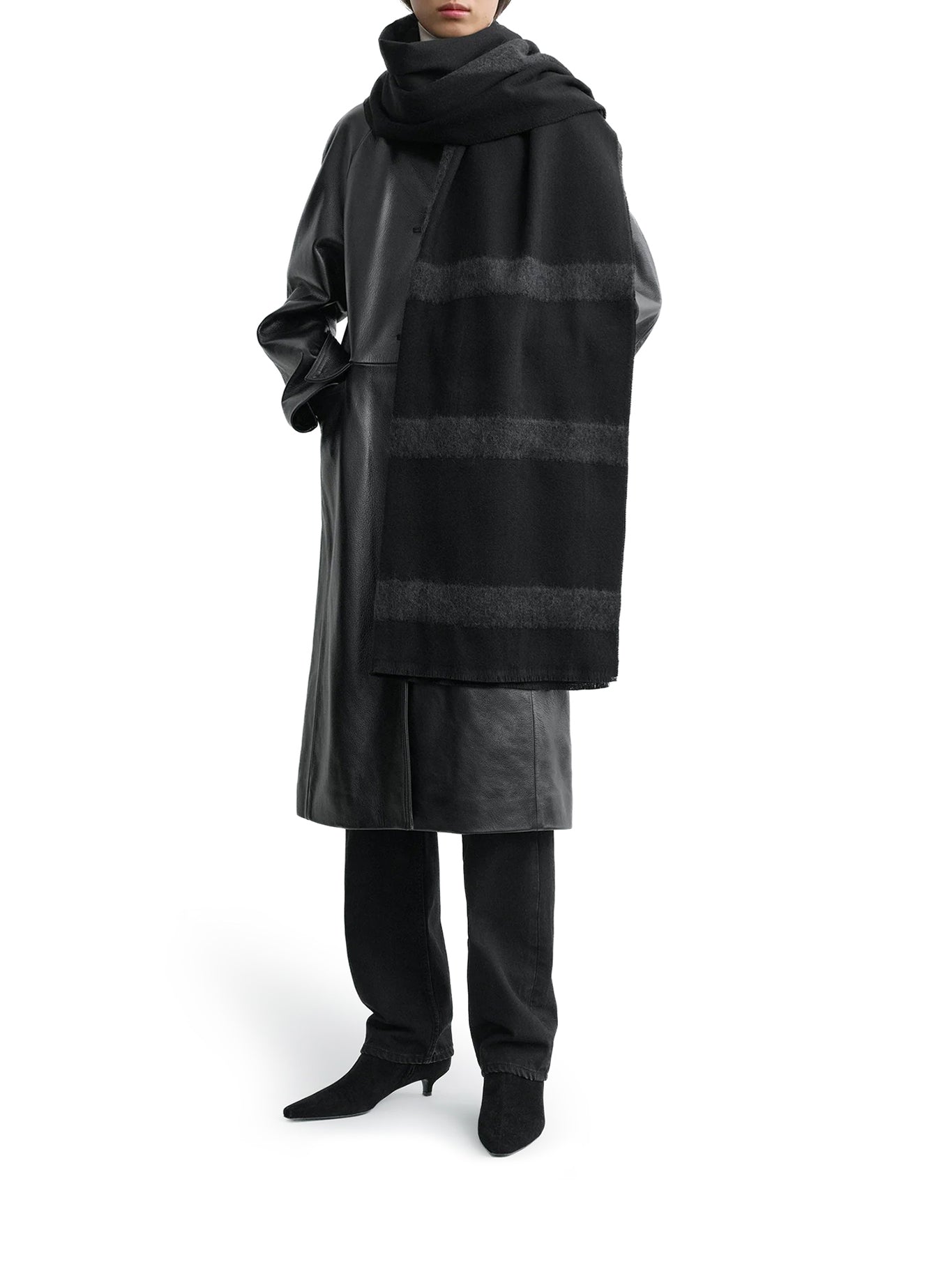 MONOGRAM TWILL SCARF