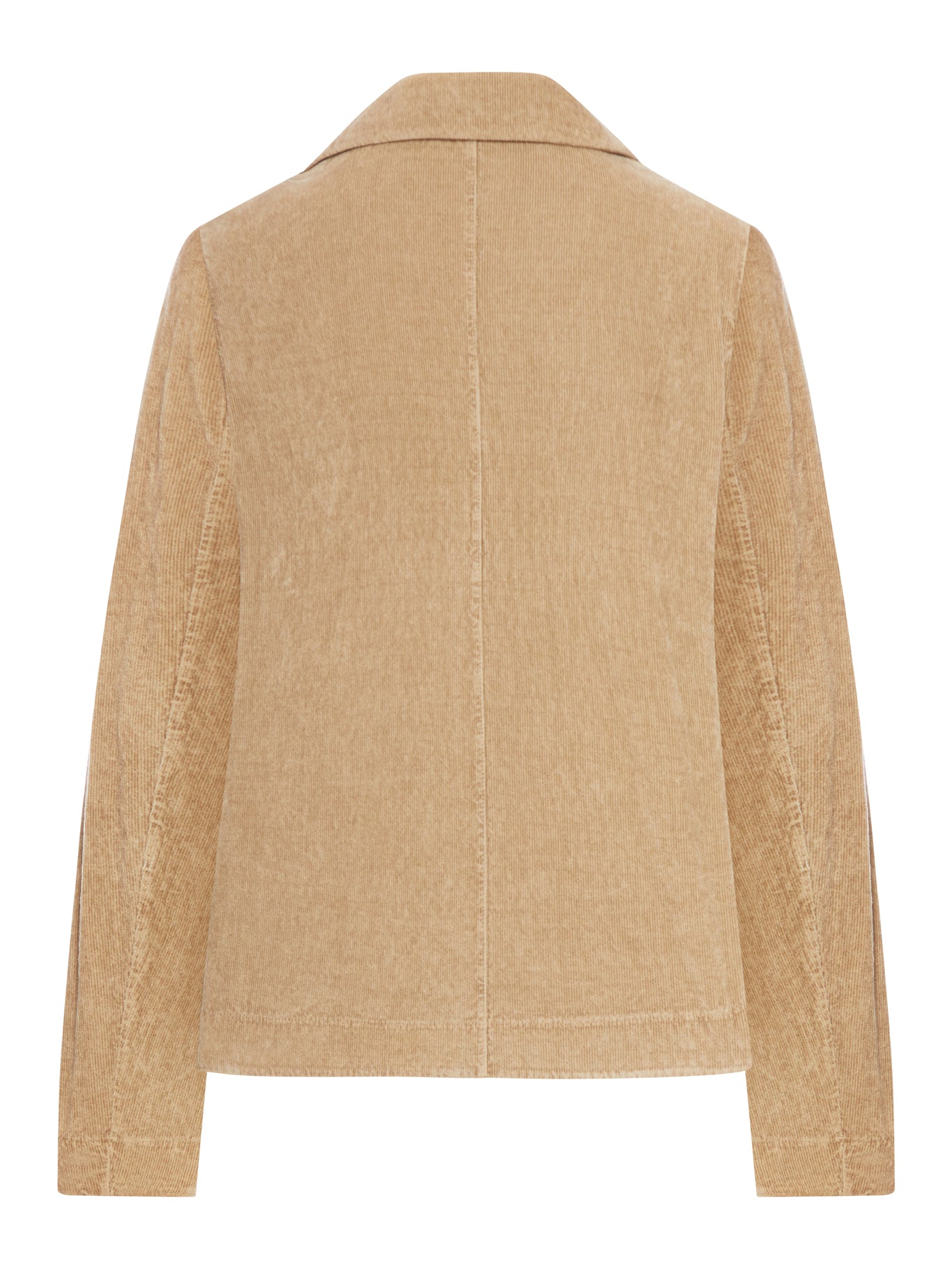 FLARED VELVET RIBBED JACKET