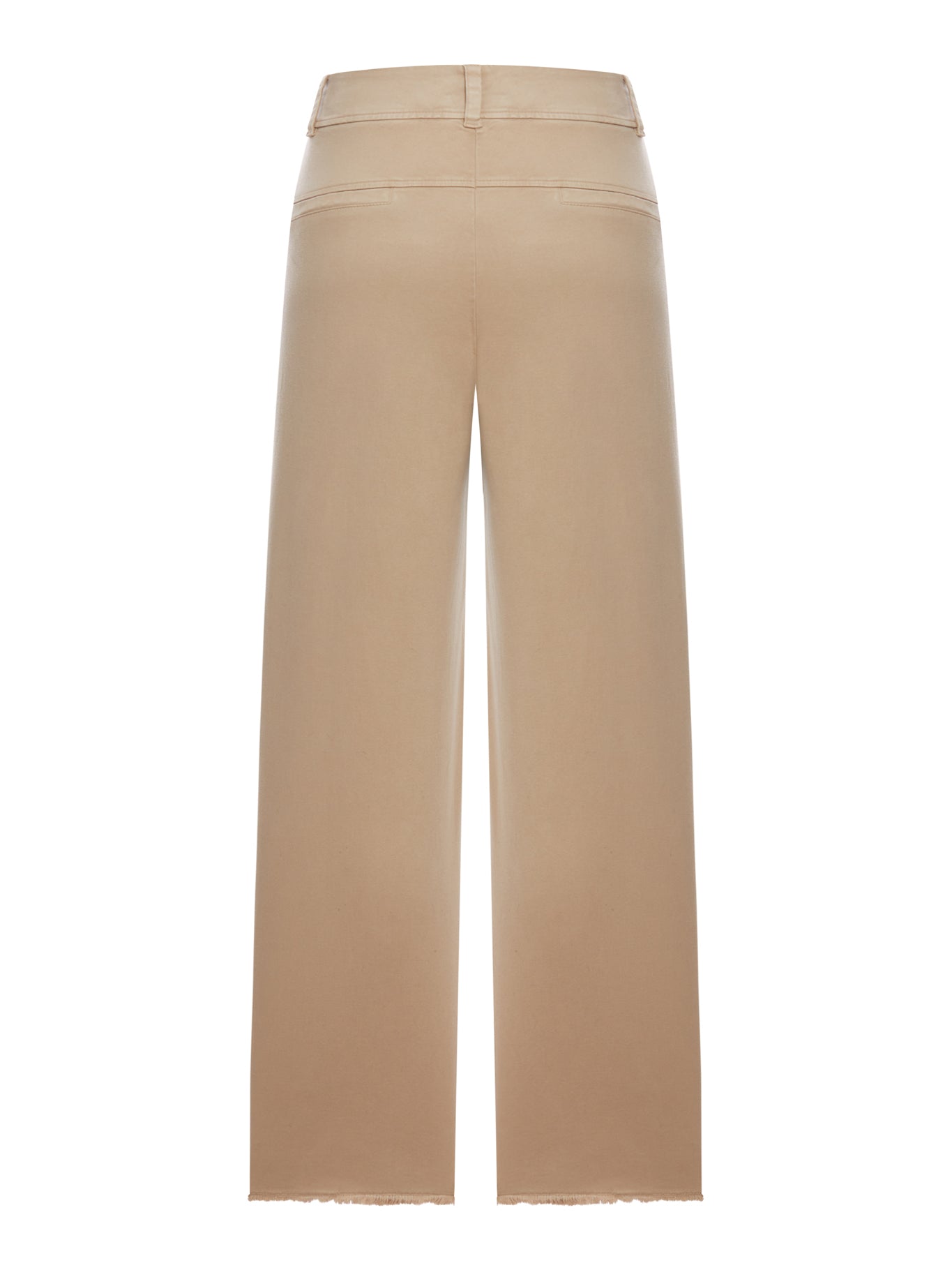 WIDE-LEG TROUSERS IN STRETCH COTTON BLEND