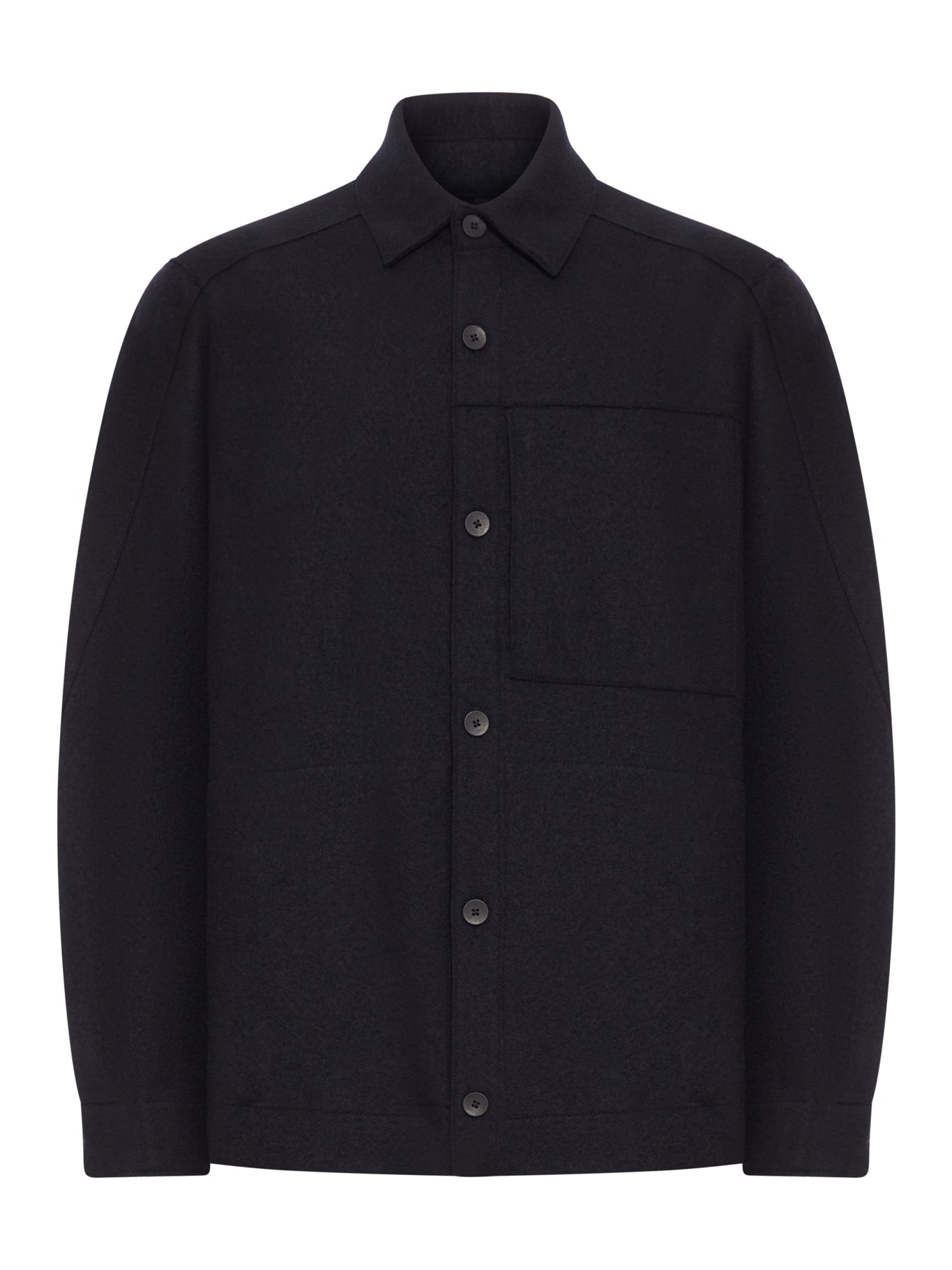 VIRGIN WOOL OVERSHIRT