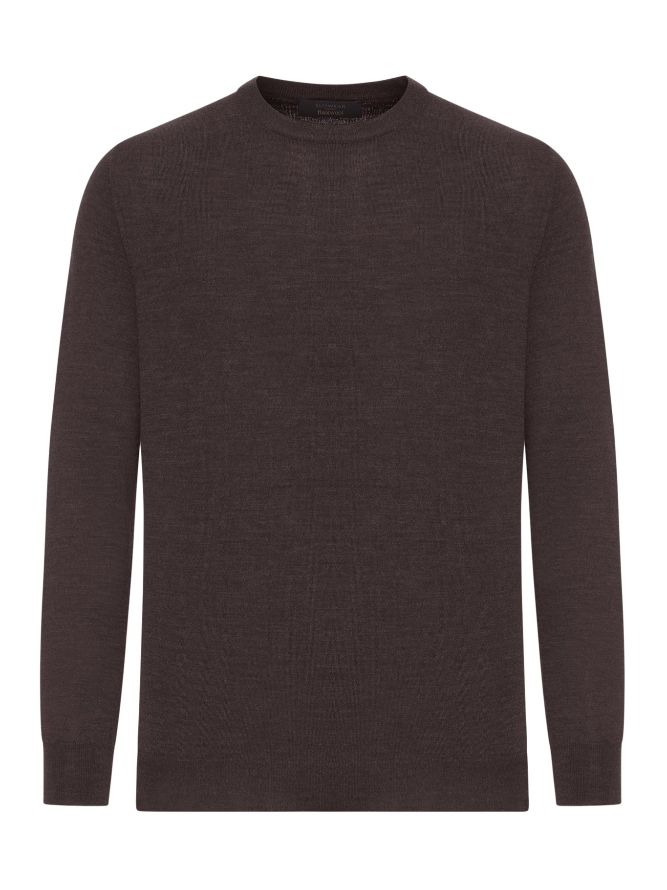 CREW NECK SWEATER IN FINE COMBED WOOL
