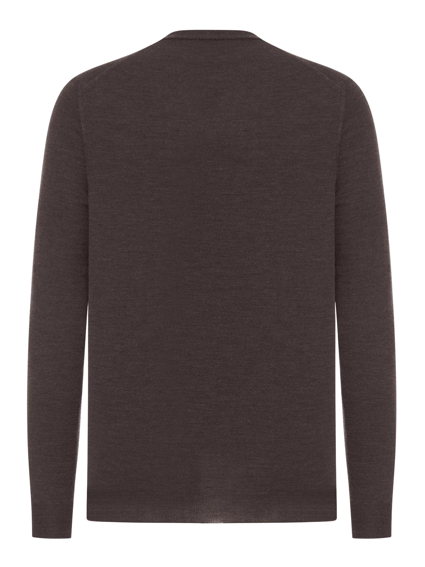 V-NECK SWEATER IN FINE COMBED WOOL