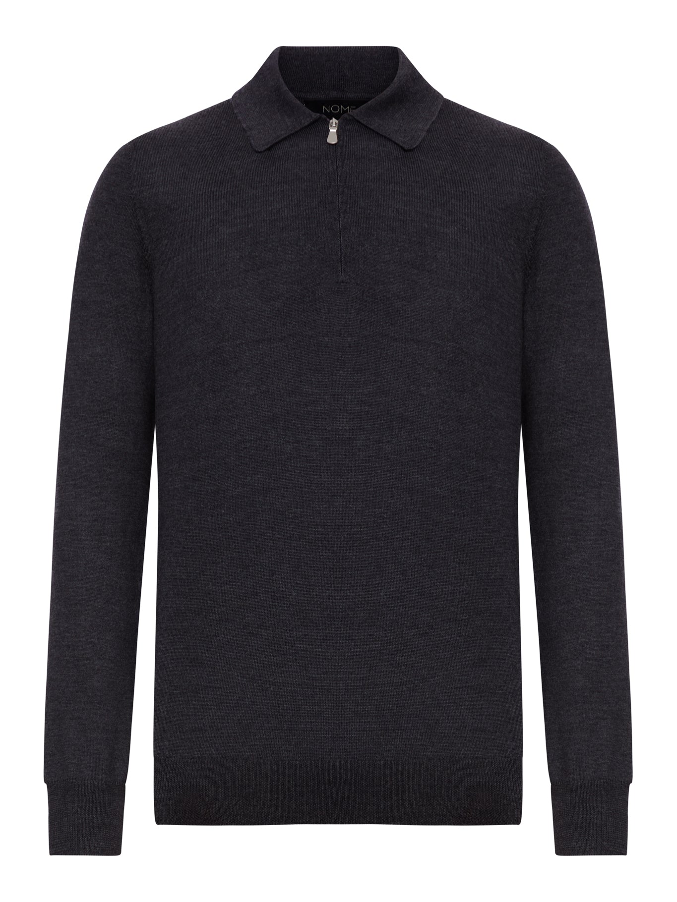 WOOL ZIP-UP POLO