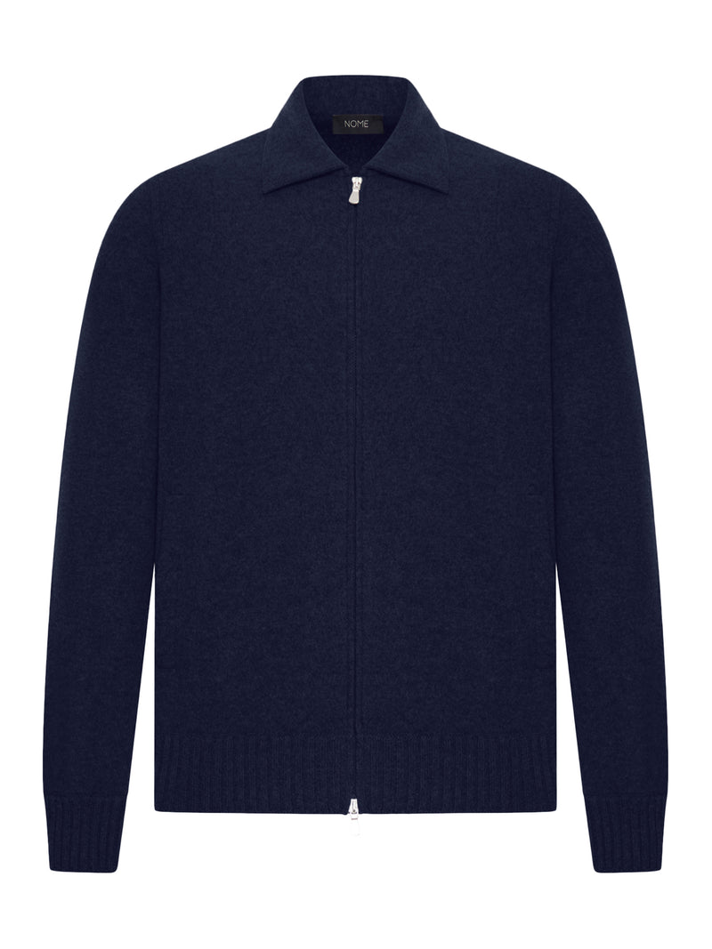 CASHMERE JACKET WITH ZIP