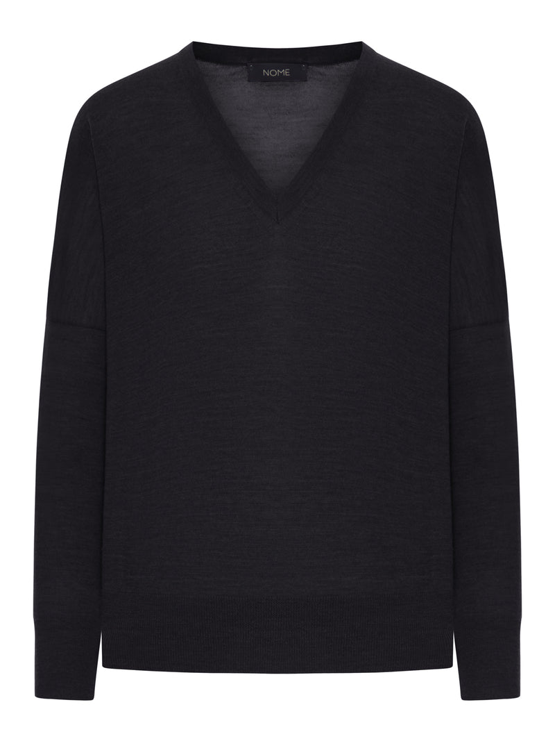 V-NECK WOOL SWEATER