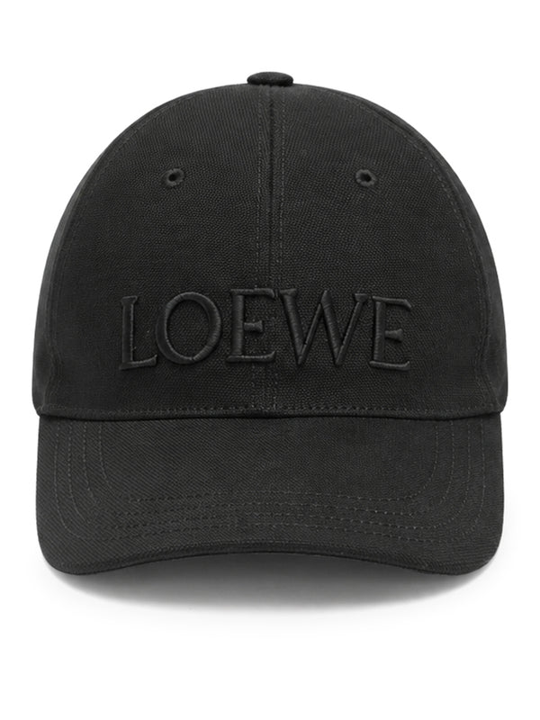 CANVAS HAT WITH EMBROIDERY ON THE FRONT