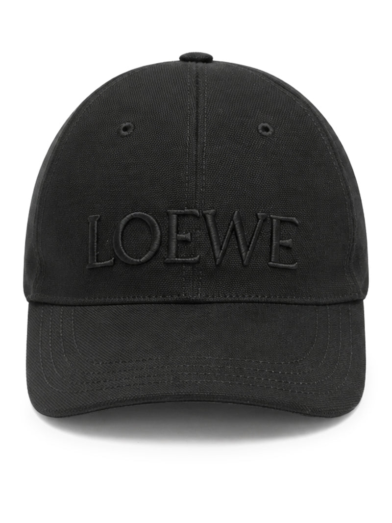 CANVAS HAT WITH EMBROIDERY ON THE FRONT